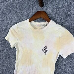 Levis‎ Womens XS Tie Dye Mushroom Graphic Tee T Shirt Short Sleeve